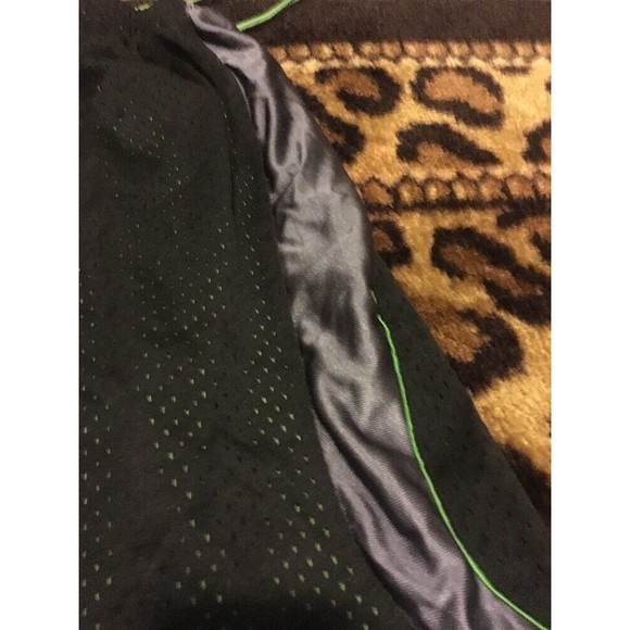 UT Sports Men's Athletic Gym Basketball Mesh Shorts Black Green Size Medium - Picture 8 of 8